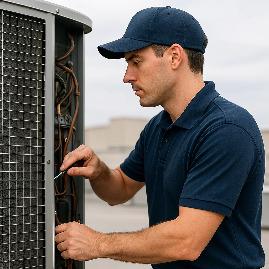 Seabrook TX air duct cleaning technician improving HVAC airflow to lower energy bills